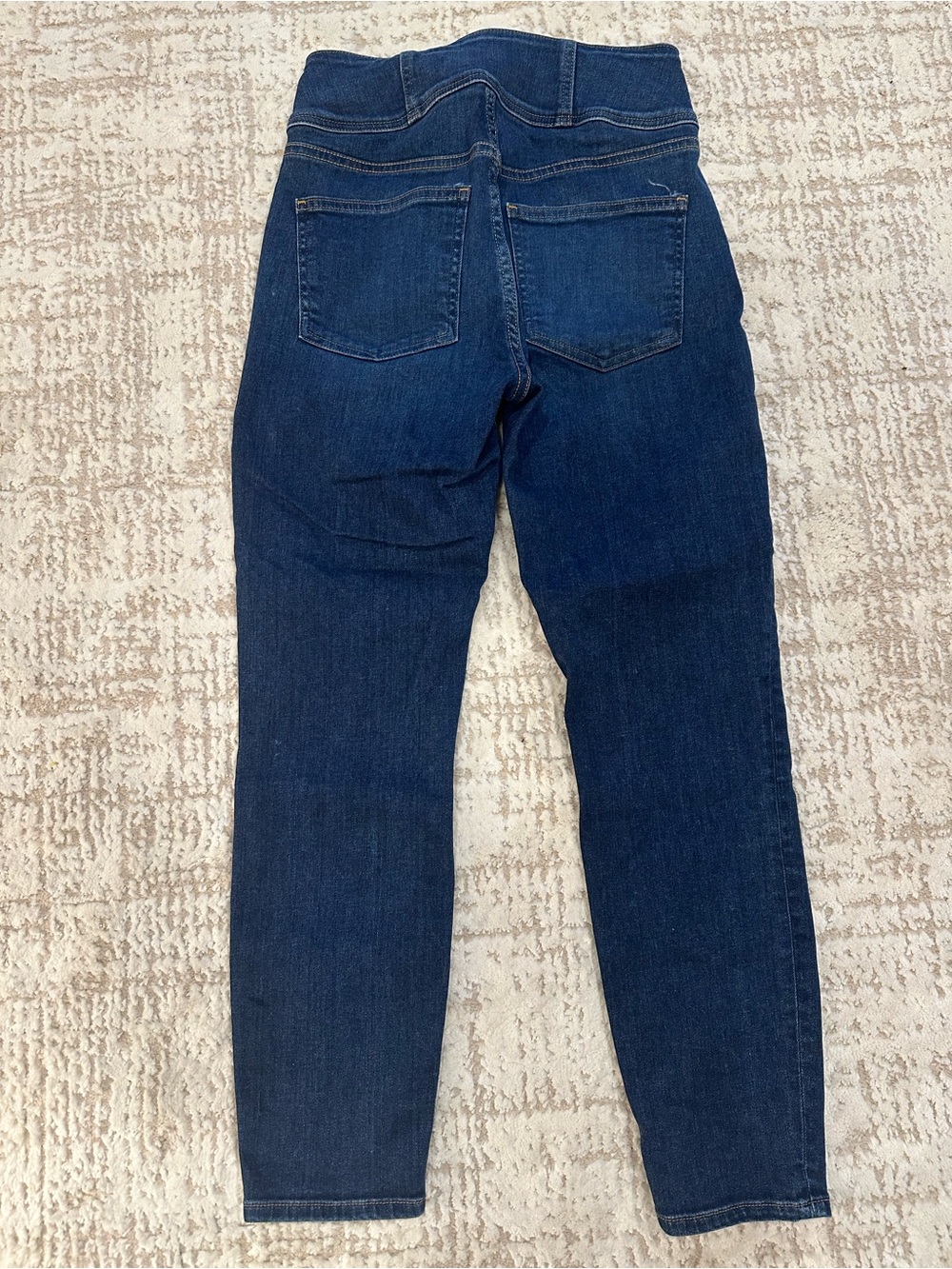 Veronica Beard Katherine Corset Jeans 27 Extra High Rise Skinny Dark Wash - Picture 3 of 8